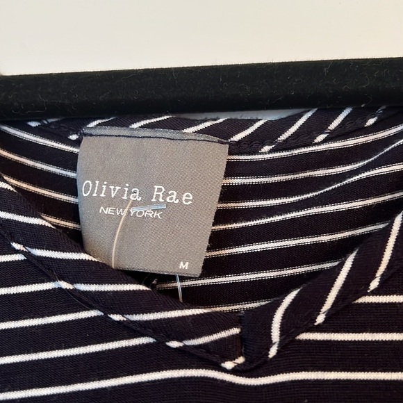 Olivia Rae - MIDI Striped Knit Jersey Knit w/ Pockets - Picture 8 of 8